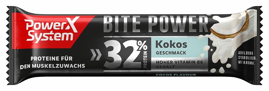 Power System Proteinriegel Bite Power Kokos 35 G