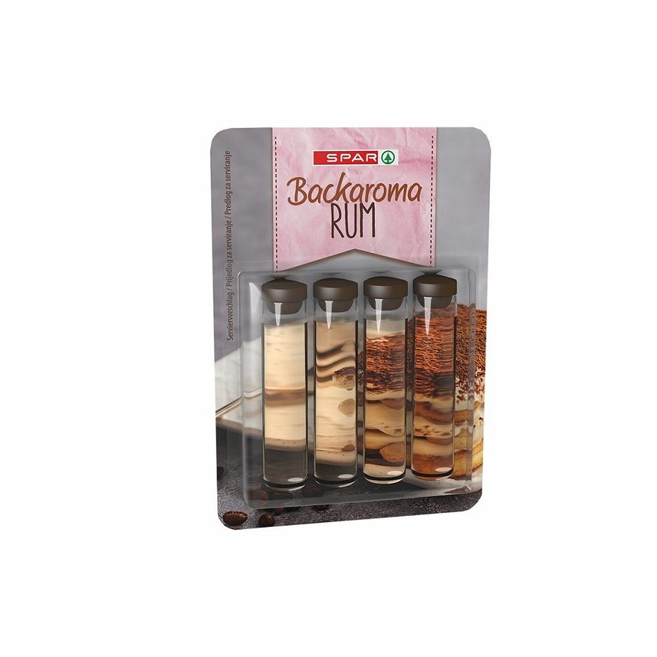 SPAR Backaroma Rum 4 x 2ml 8 ML
