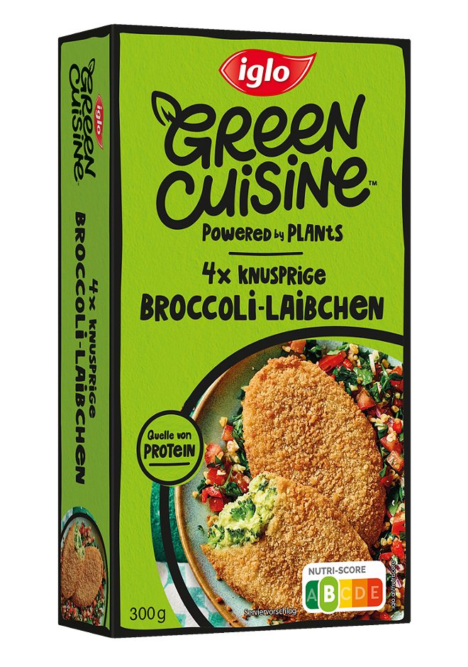Iglo Green Cuisine Broccoli-Laibchen 4 Stück 300 G