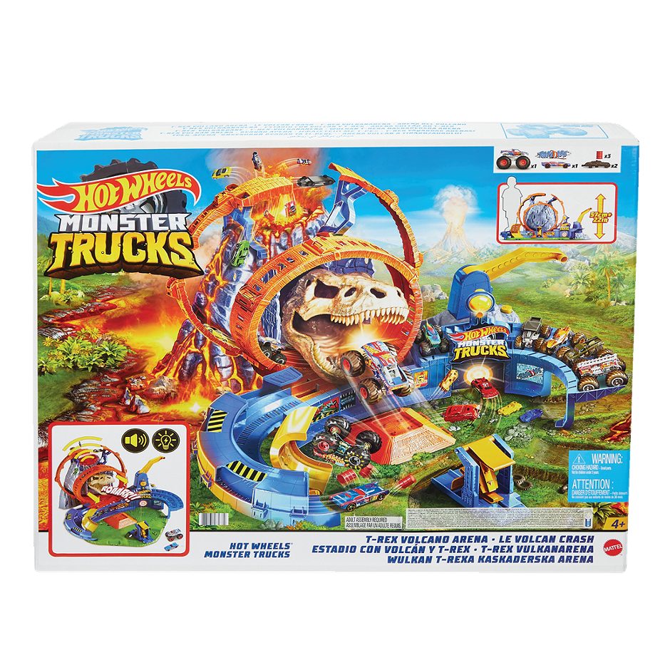HotWheels Monster Trucks Volcano Arena Spielset