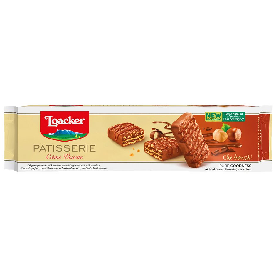 Loacker Gran Pasticceria Waffelgebäck Crème Noisette 100g 100 G