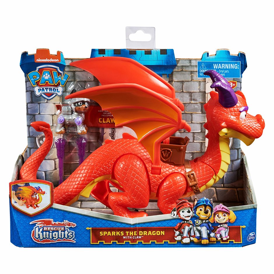 Paw Patrol Knights Sparks der Drache und Claw