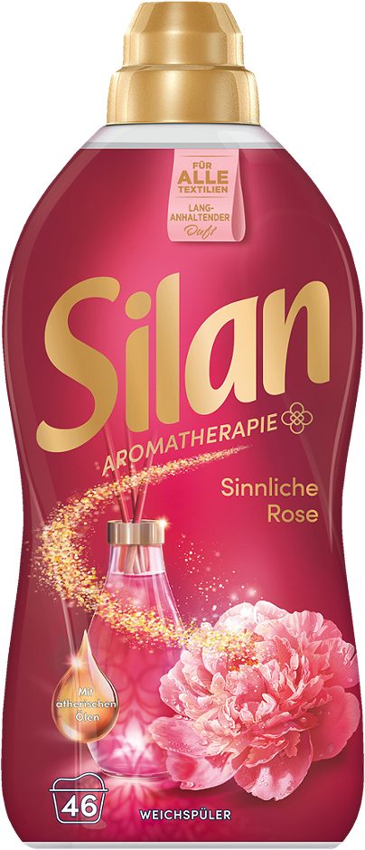 Silan Aroma Therapie Weichspüler Sinnliche Rose 46WG