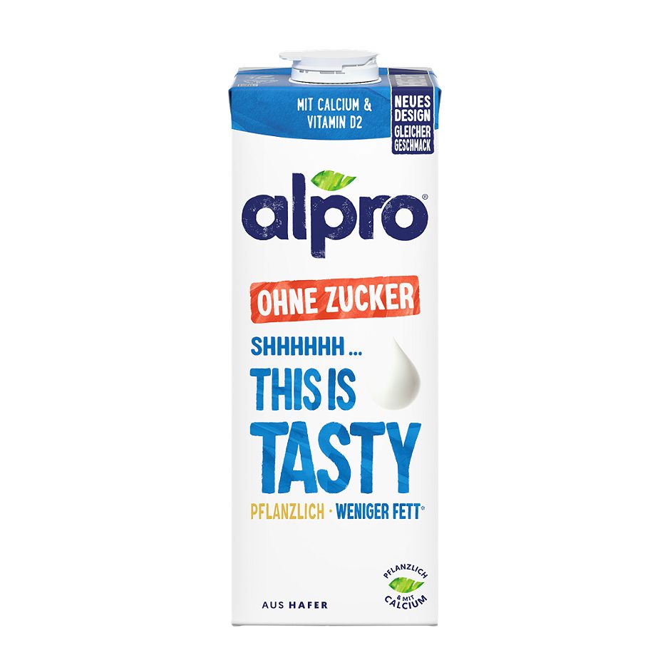 Alpro TID Haferdrink weniger Fett 1 L EINWEG ohne Pfand