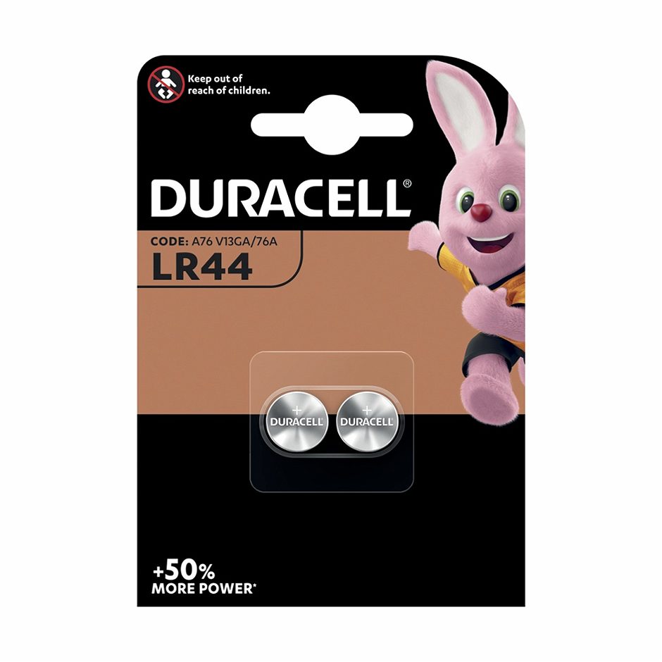 Duracell Knopfzelle LR44 2 Stück