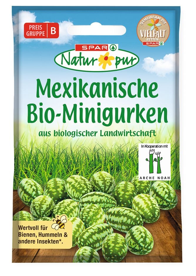 SPAR Natur*pur Saatgut Mexikanische Bio-Minigurke