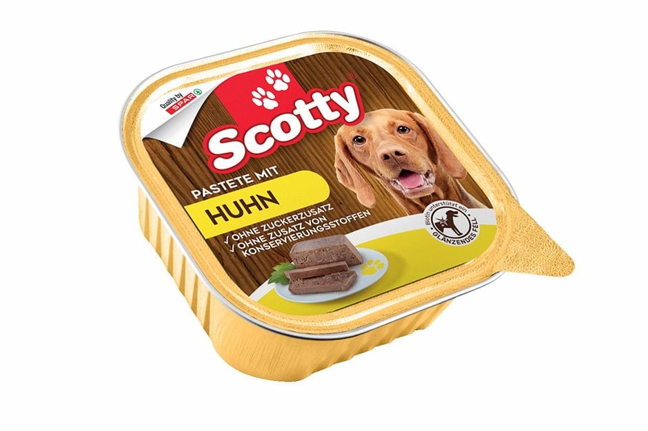 Scotty Hundenahrung Pastete mit Huhn 300 G