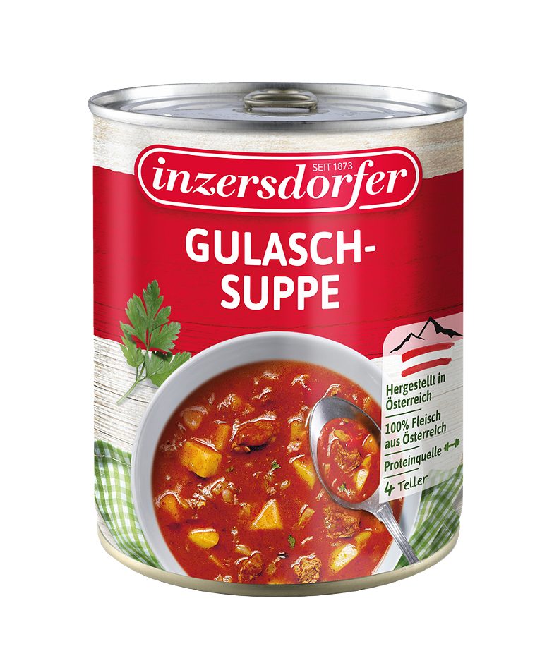 Inzersdorfer Gulaschsuppe 4 Portionen 800 G