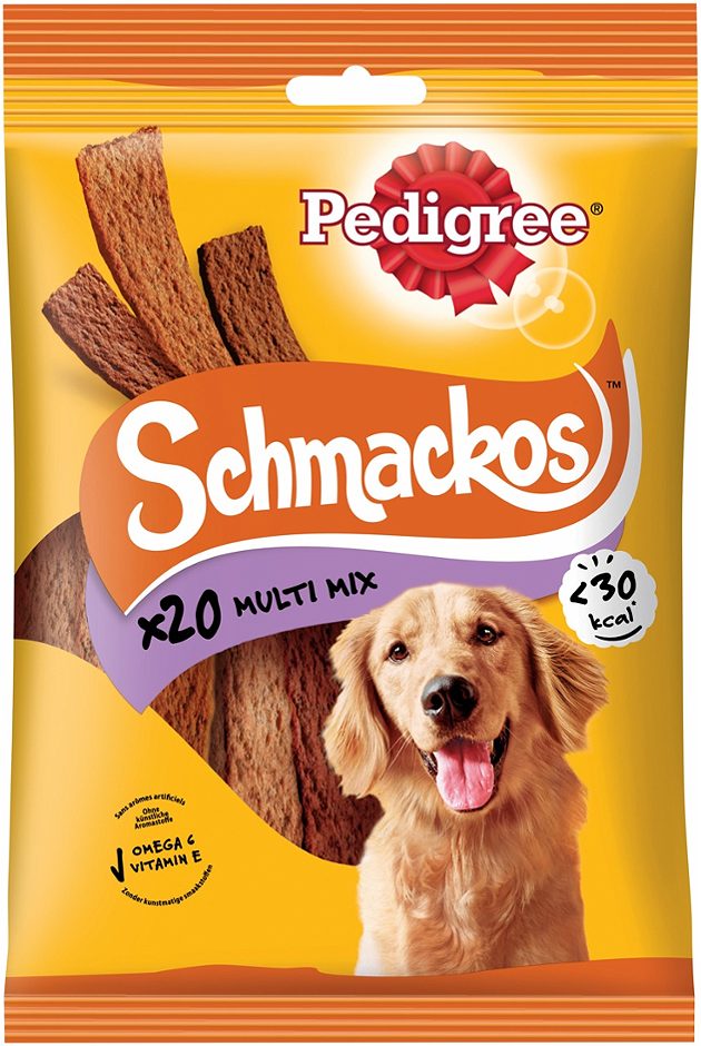 Pedigree Schmackos Hundesnack Schmackos Multi 20 Stück 144 G