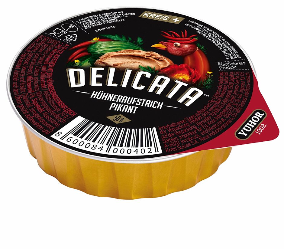 Delicata Hühneraufstrich pikant 50 G