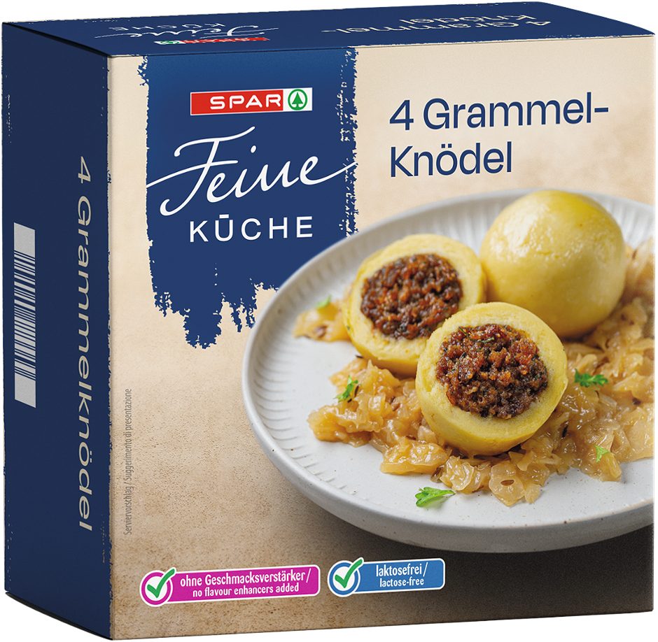 SPAR Feine Küche Grammelknödel 4 Stück 400 G