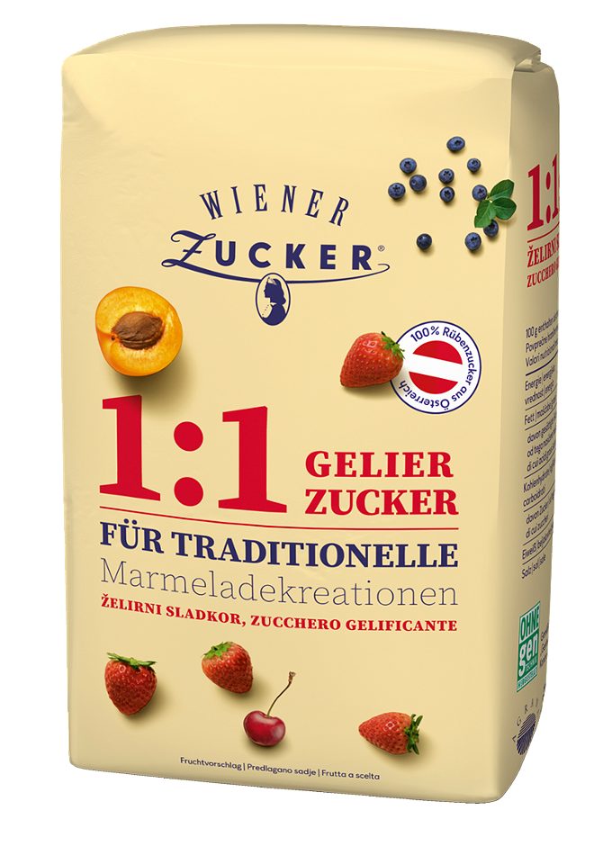 Wiener Zucker Gelierzucker 1:1 1 KG