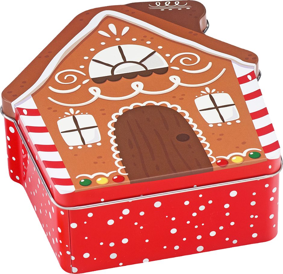 SIMPEX BASIC Keksdose Lebkuchenhaus 17 x 15 x 5,7 cm