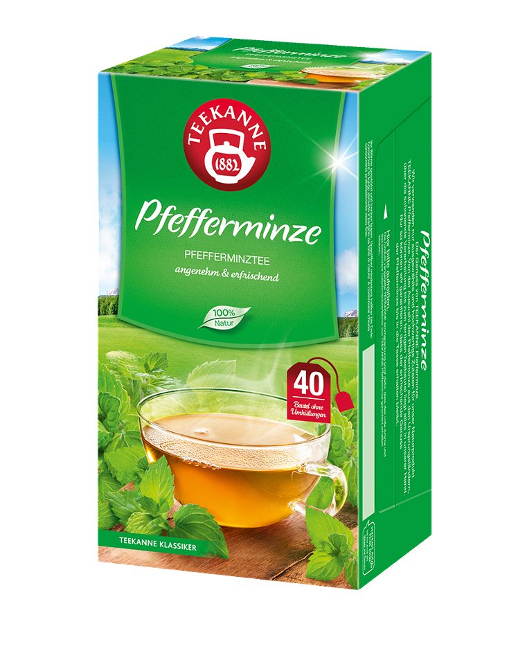 Teekanne Klassiker Pfefferminztee 40 Teebeutel