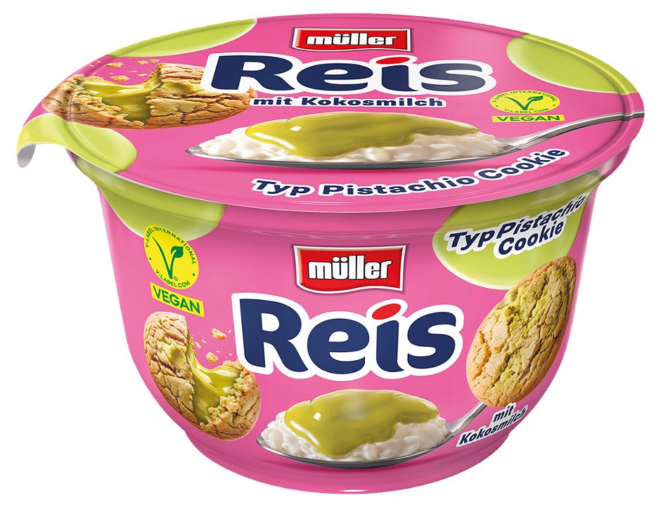 Müller Milchreis Vegan Pistachio Cookie 180 G