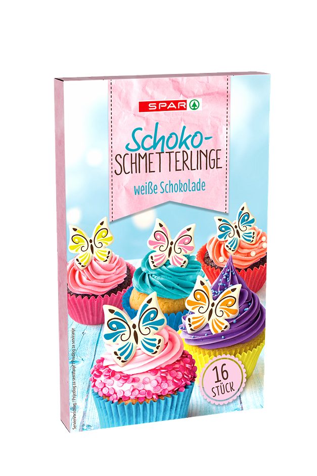 SPAR Schoko-Schmetterlinge weiĂe Schokolade 27 G