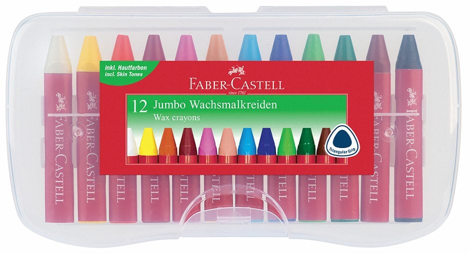 Faber Castell Wachsmalkreiden Jumbo 12 Stück