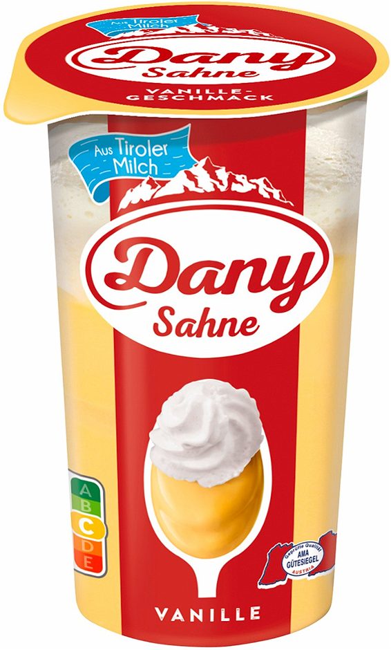 Danone Dany+Sahne Vanille-Geschmack 190 G