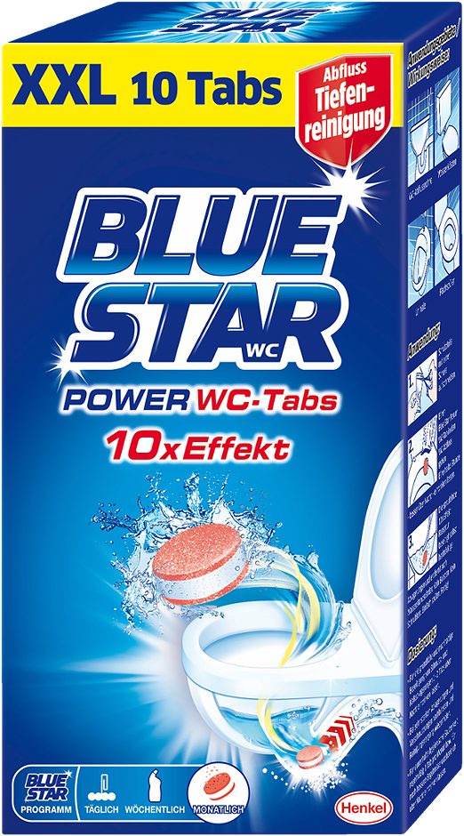 Blue Star WC-Kraft-Tabs 10x Effekt 10 Stück