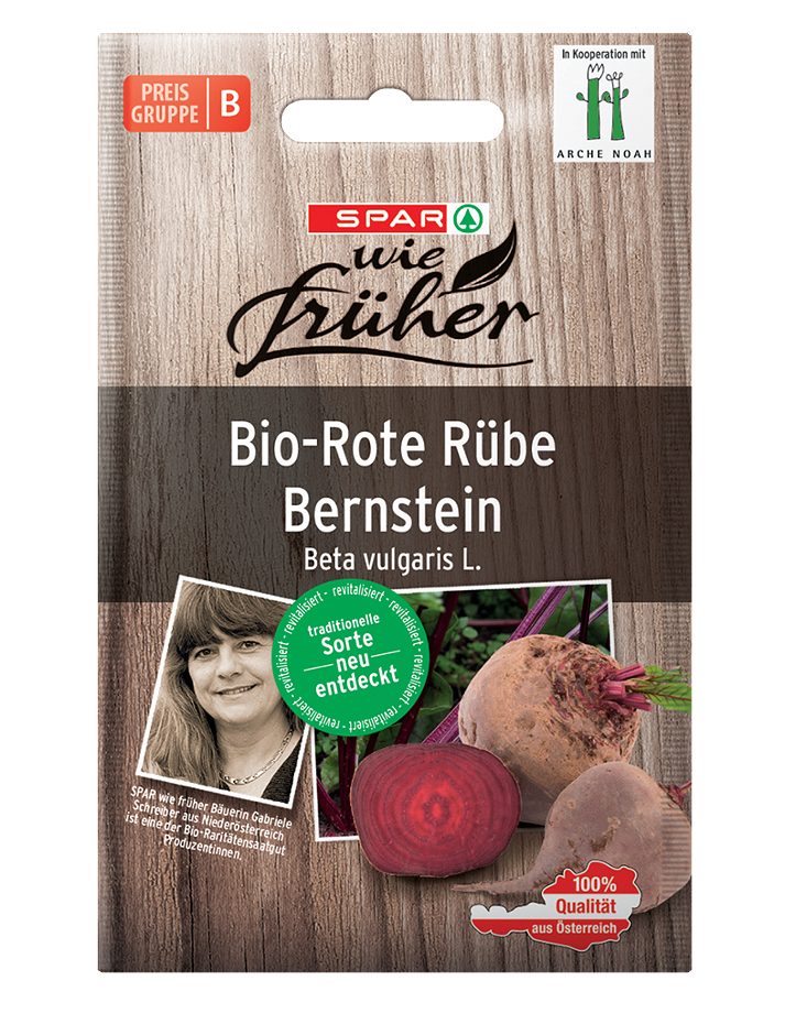 SPAR wie früher Saatgut Bio-Rote Rübe Bernstein