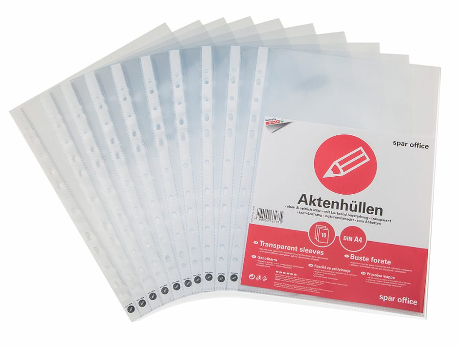 SPAR office Aktenhüllen zum Abheften 10 Stück