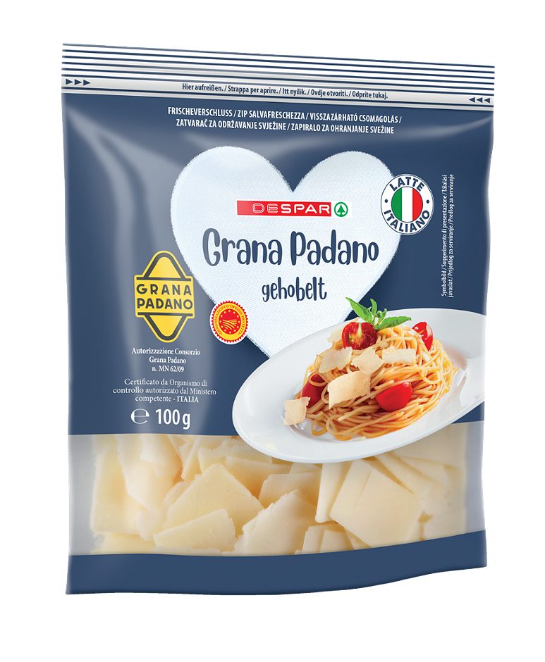 DESPAR Grana Padano gehobelt 100 G