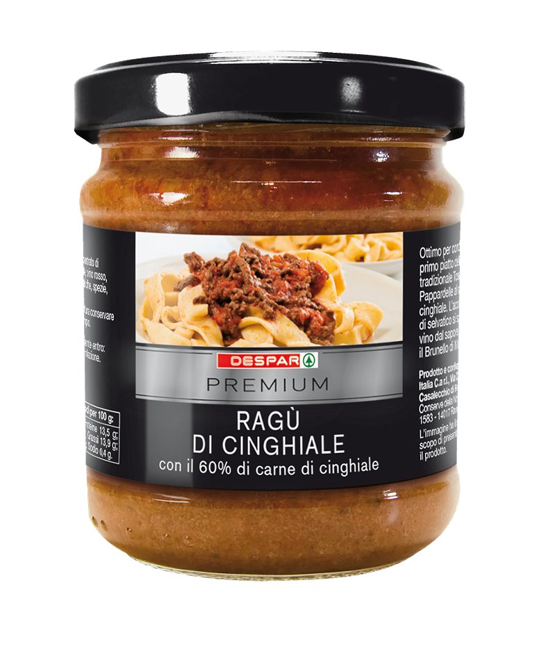 SPAR PREMIUM Ragù di Cinghiale - Wildschwein 190 G