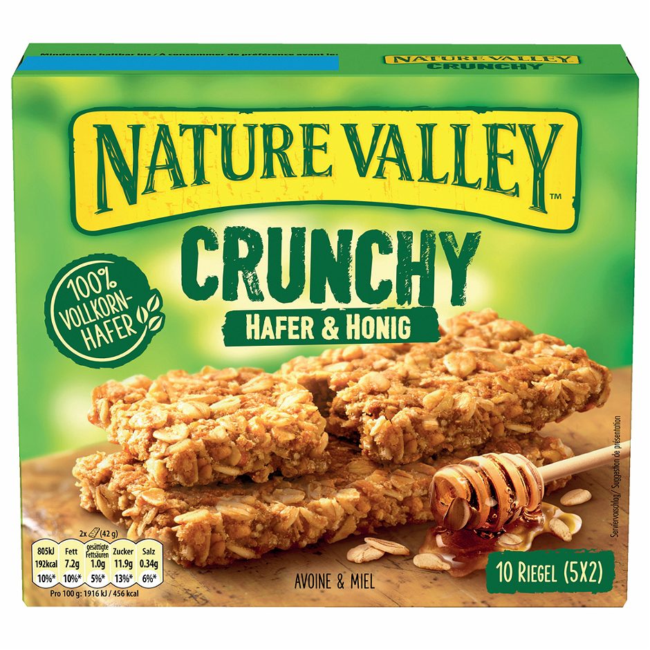 Nature Valley Crunchy Müsliriegel Hafer & Honig 5x2 Stk. 210 G