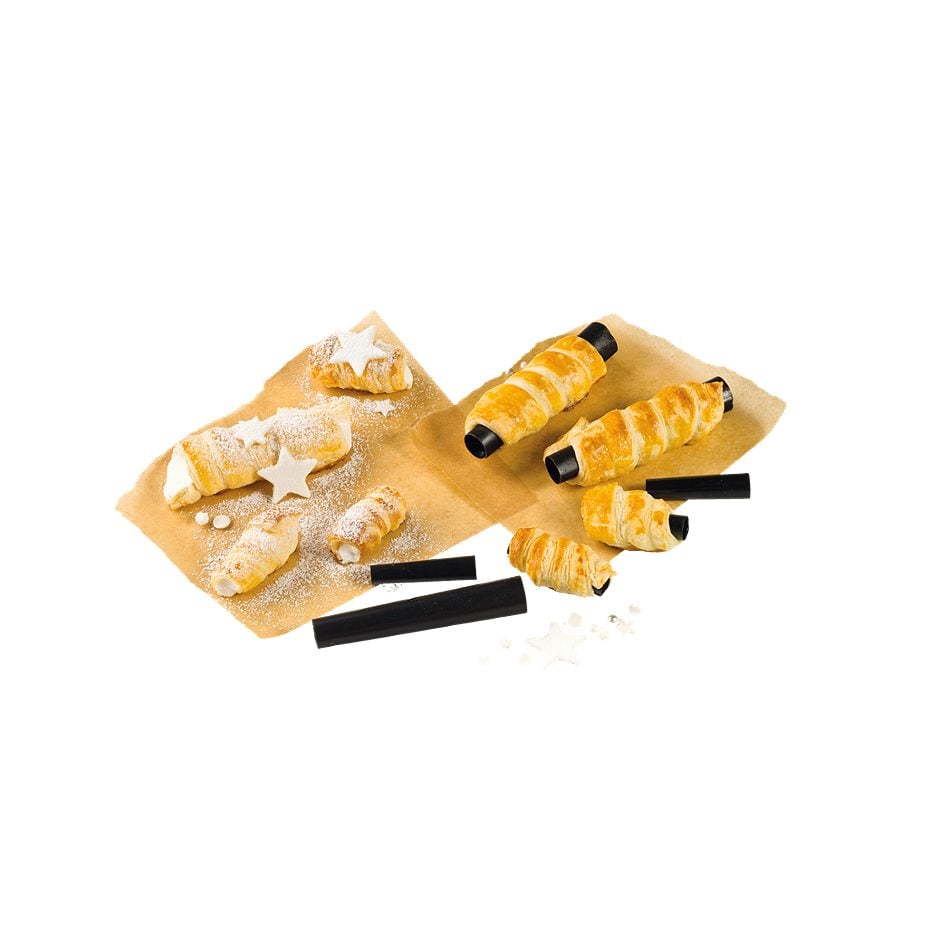 SIMPEX BASIC Schaumrollenformen 6,7 x 1,2 - 1,6 cm 6 Stück