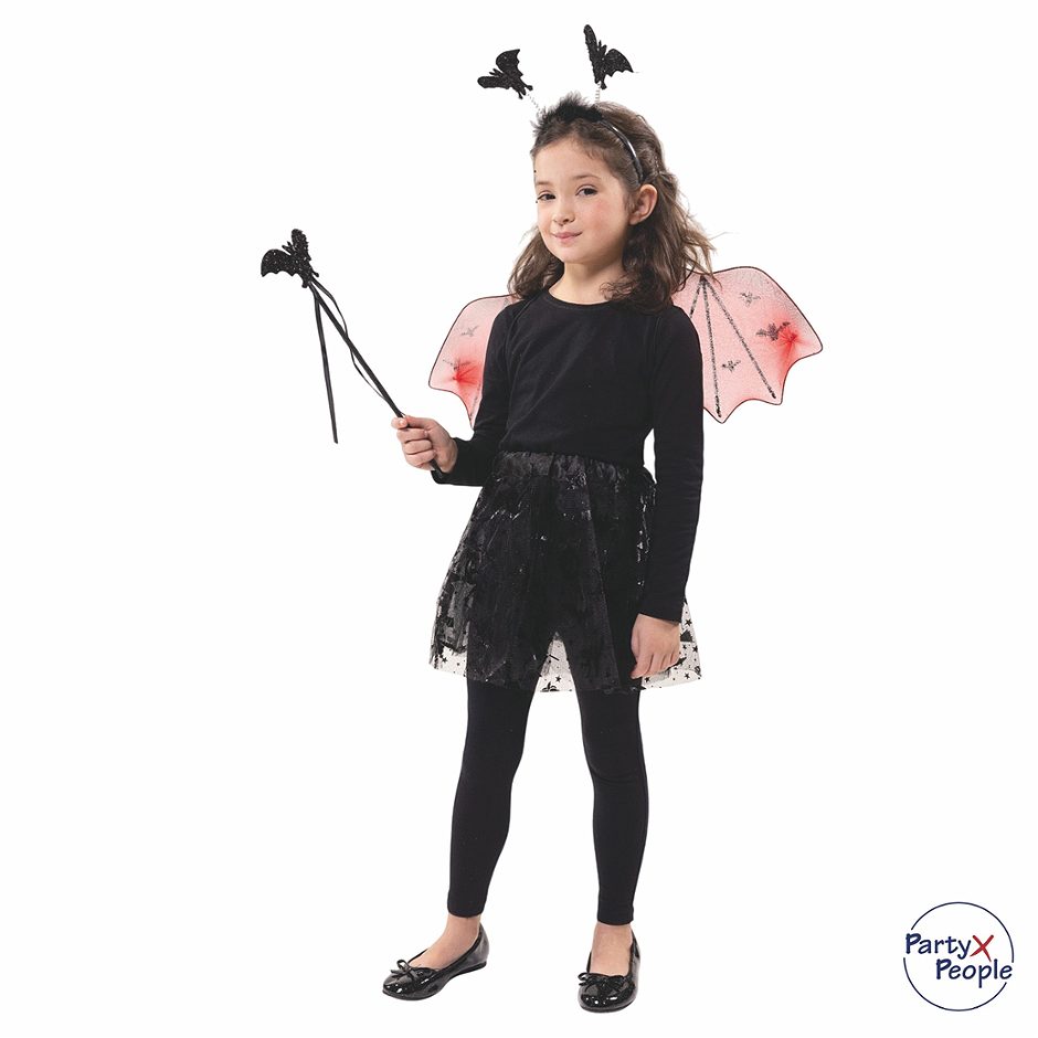 PartyXPeople Fledermaus-Set 4-teilig