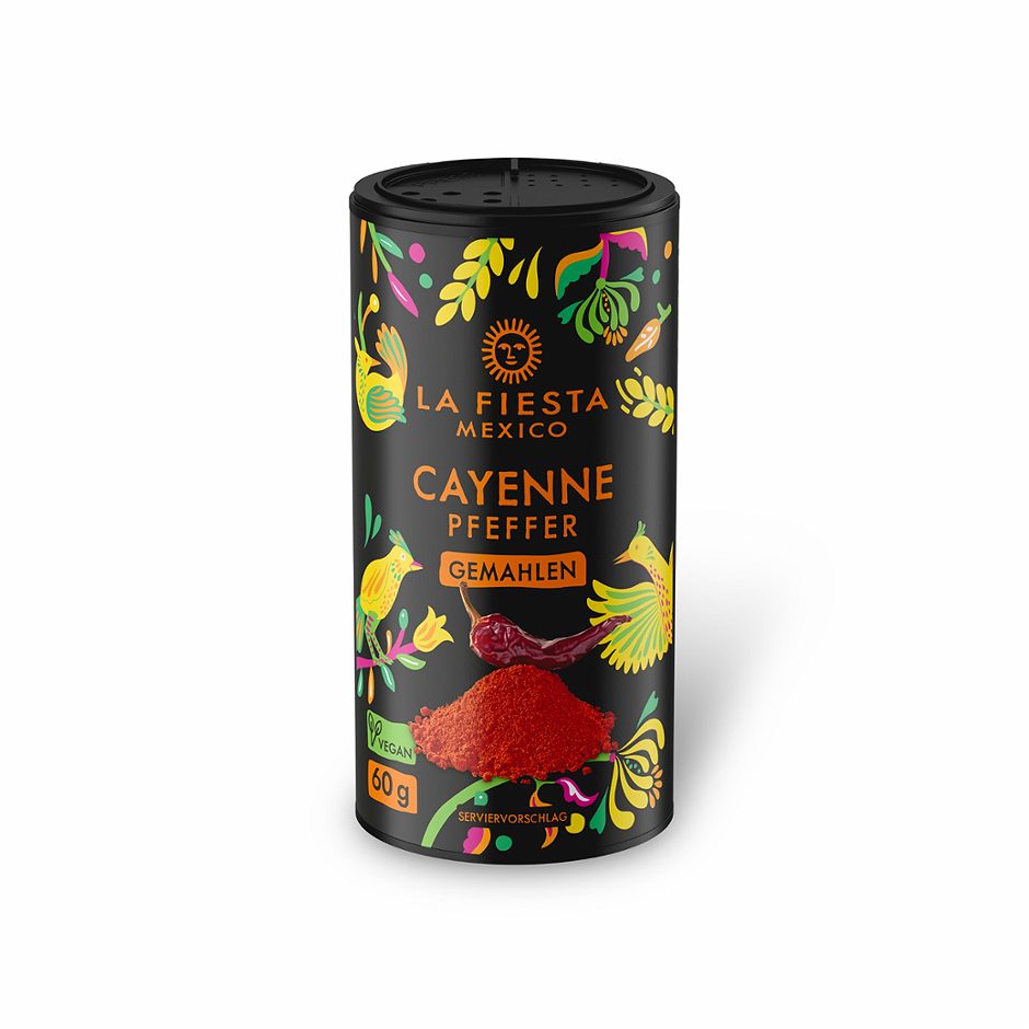 La Fiesta Mexico Cayenne Pfeffer gemahlen 60g