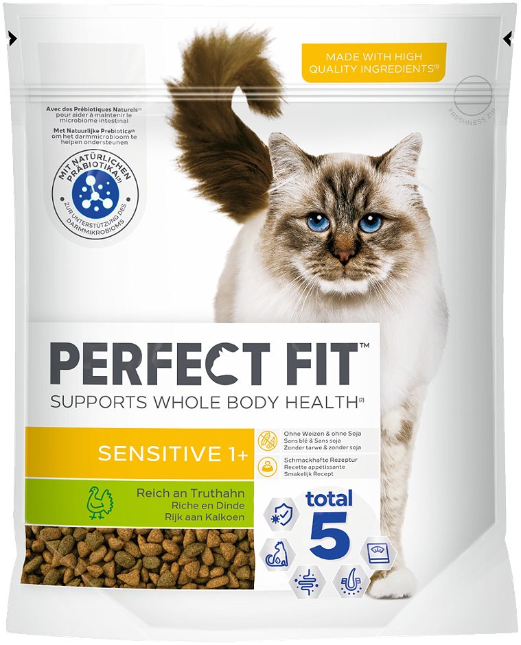 Perfect Fit Sensitive Katzentrockennahrung Huhn 750 G
