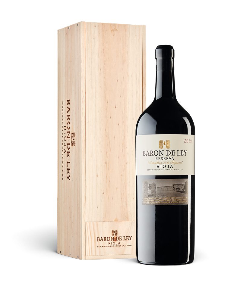 Baron de Ley Rioja Reserva Jeroboam in Holzkiste 2020 5 L