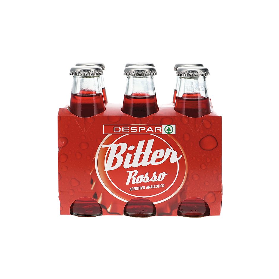 DESPAR Bitter Rosso alkoholfrei 0,6 L EINWEG ohne Pfand