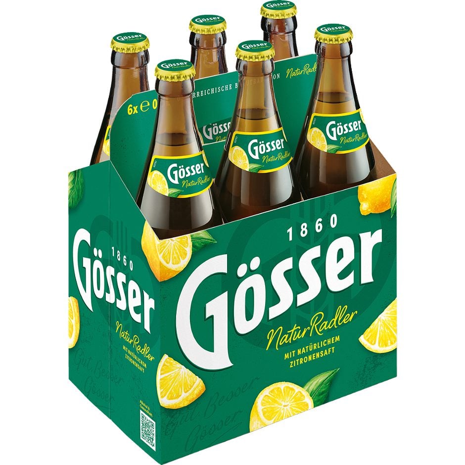 Gösser Naturradler Zitrone 6x0,5l 3.000 ML MEHRWEG