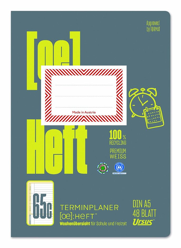 Ursus OE Heft OE.65c Terminplaner A5 48 Blatt