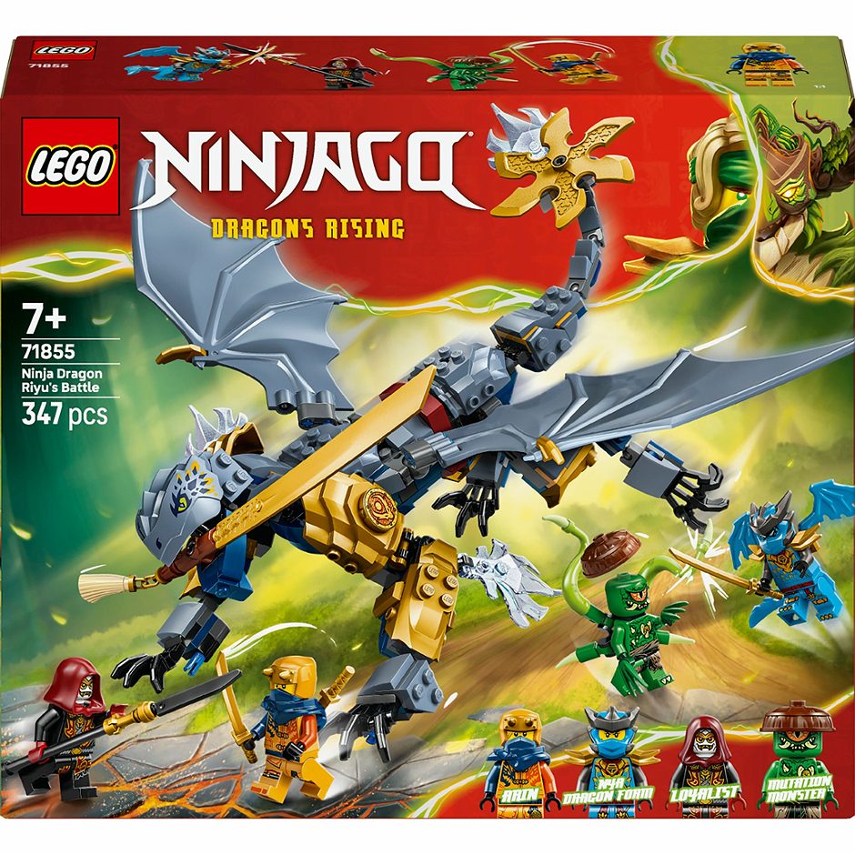 LEGO Ninjago Showdown mit dem Ninja-Drachen Riyu 71855