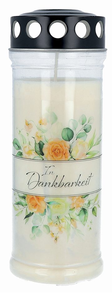 Hofer Motivgrablicht in Dankbarkeit 7 Tage Brenndauer