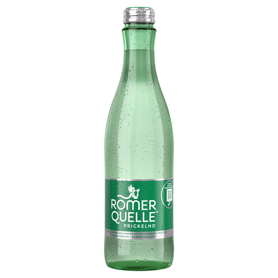 Römerquelle Mineralwasser prickelnd 1 L MEHRWEG