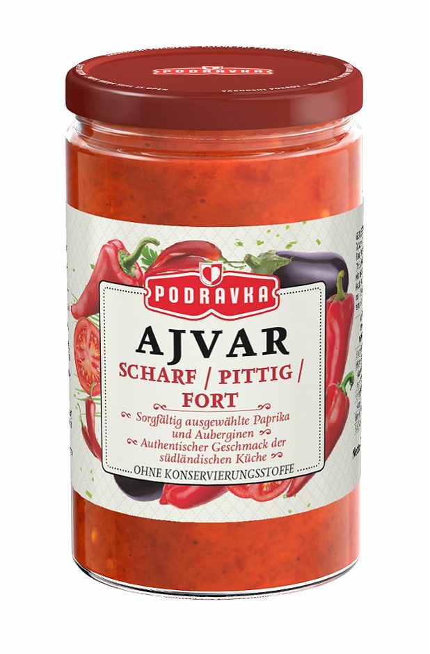 Podravka Ajvar scharf 350g 350 G