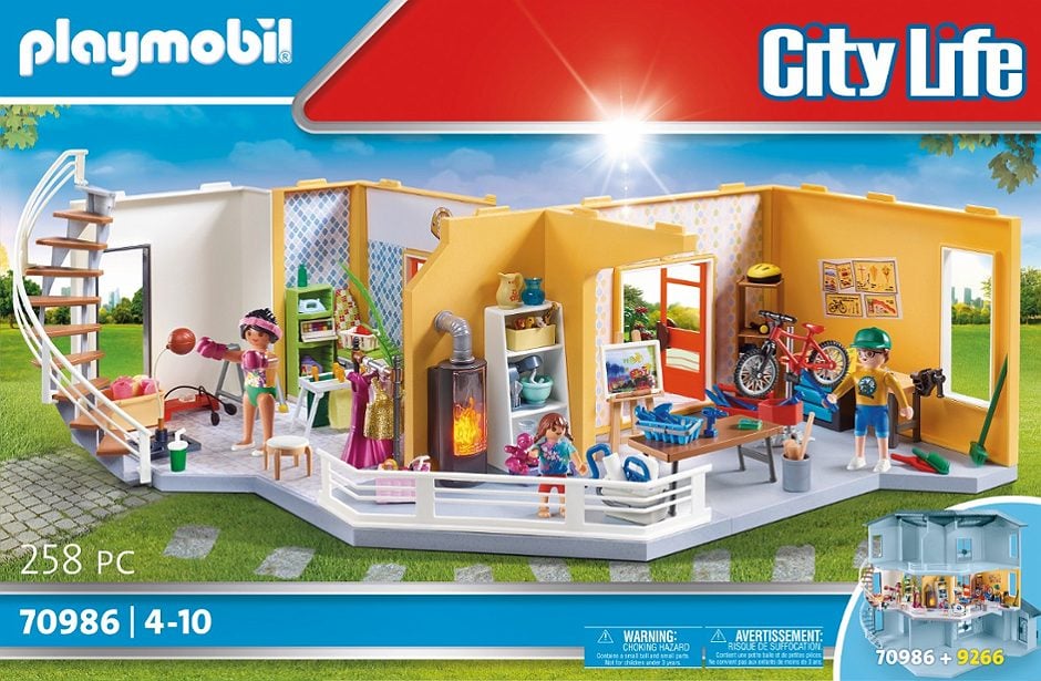 Playmobil City Life Etagen-Erweiterung Wohnhaus 70986