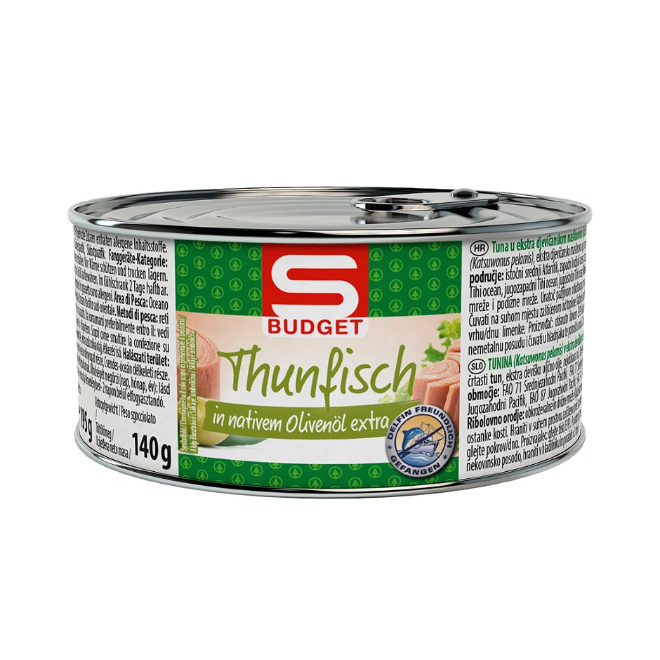 S-BUDGET Thunfisch in Olivenöl 195 G