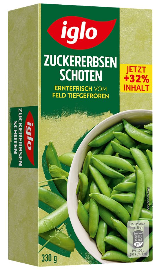 Iglo Zuckererbsenschoten Zuckererbsenschoten 330 G