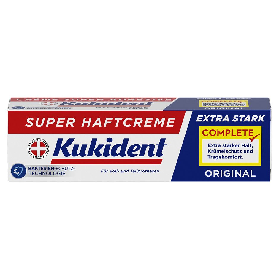 Kukident Complete Super-Haftcreme Extra Stark Frisch 47g