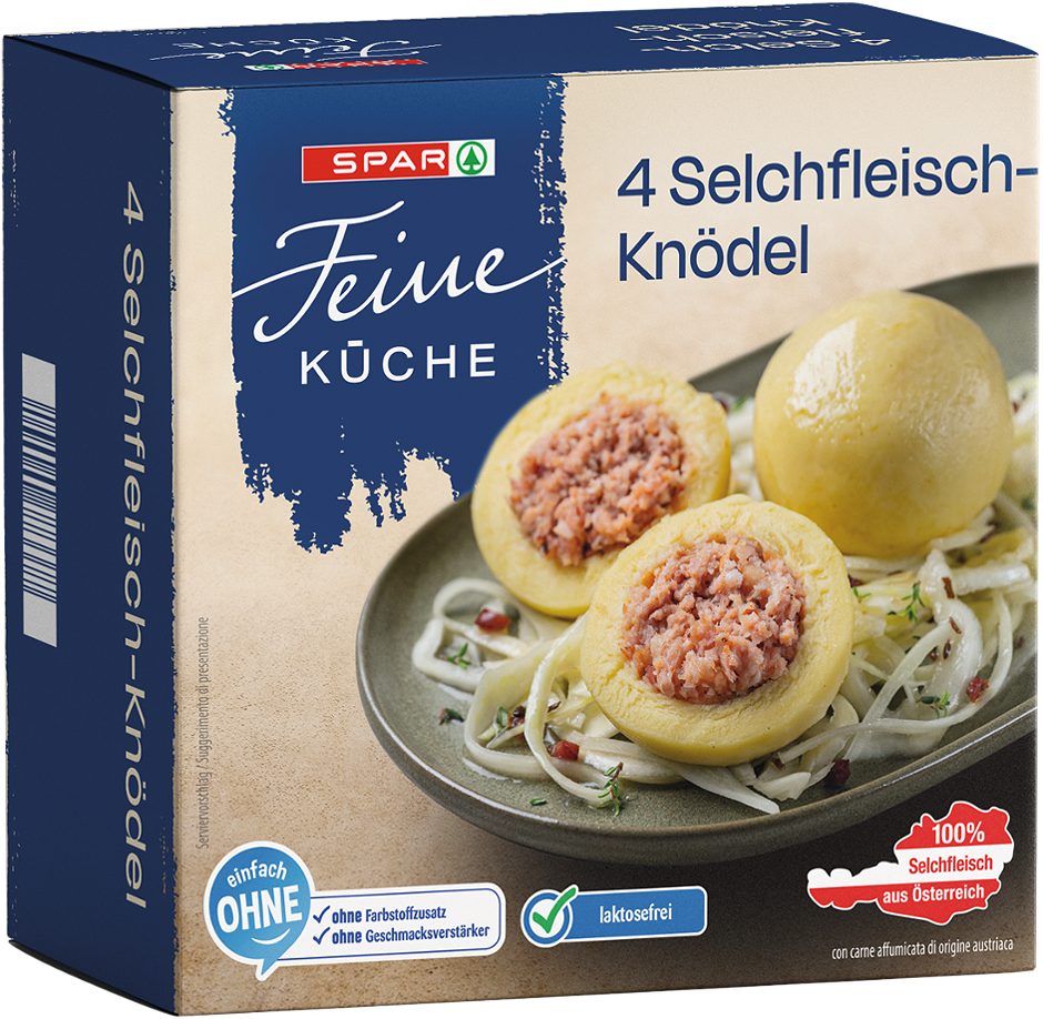 SPAR Feine Küche Selchfleischknödel 4 Stück 400 G
