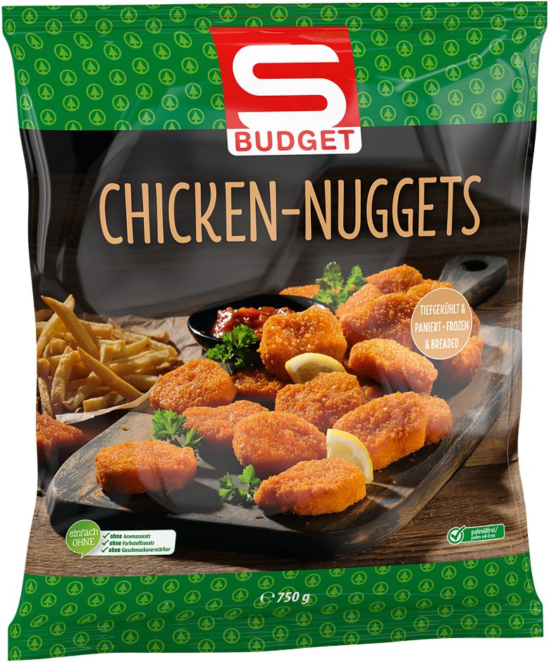 S-BUDGET Chicken Nuggets 750g 750 G