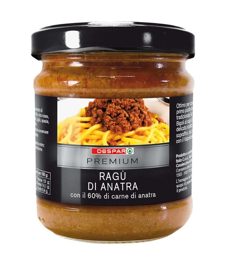 DESPAR PREMIUM Ragù di Anatra - Ente 190 G