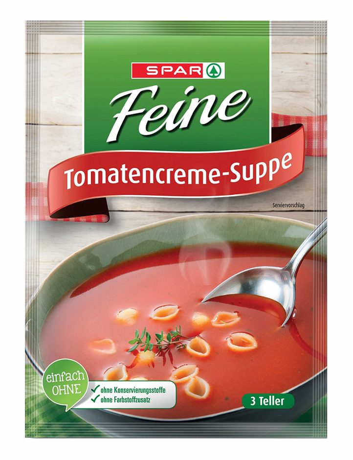 SPAR Feine Feine Tomatencreme-Suppe Tomaten  für 3 Teller
