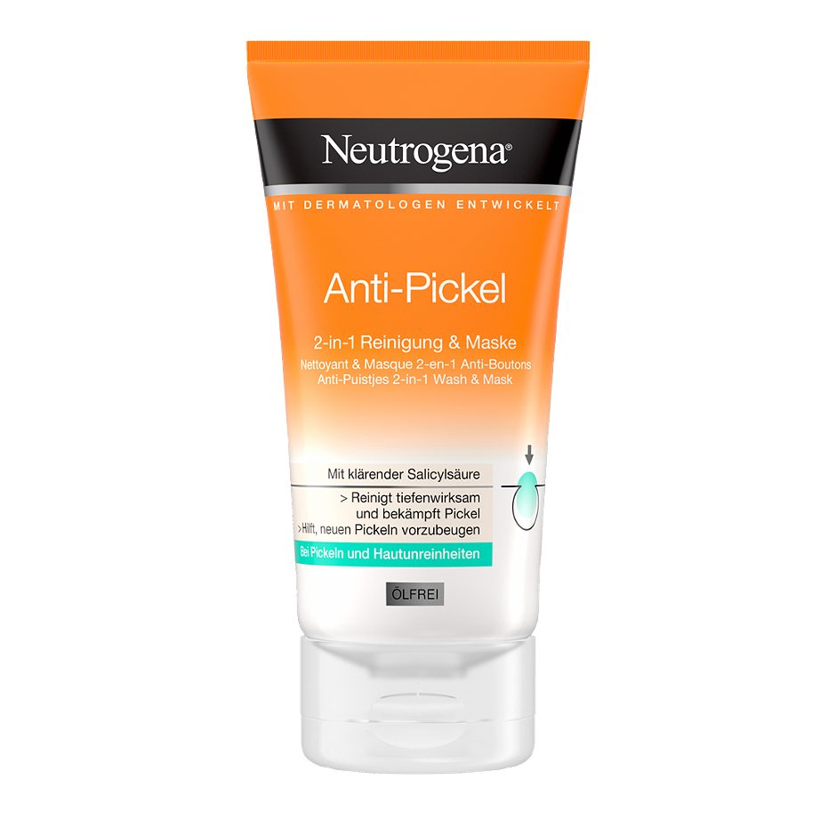 Neutrogena visibly clear 2-in-1 Reinigung & Maske Anti Pickel 150ml
