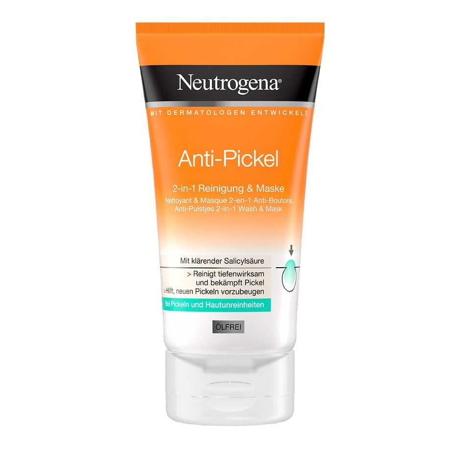 Neutrogena visibly clear 2-in-1 Reinigung & Maske Anti Pickel 150ml